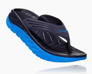 Hoka One One Men's ORA Recovery Flip Sandals Blue - AU OEKX